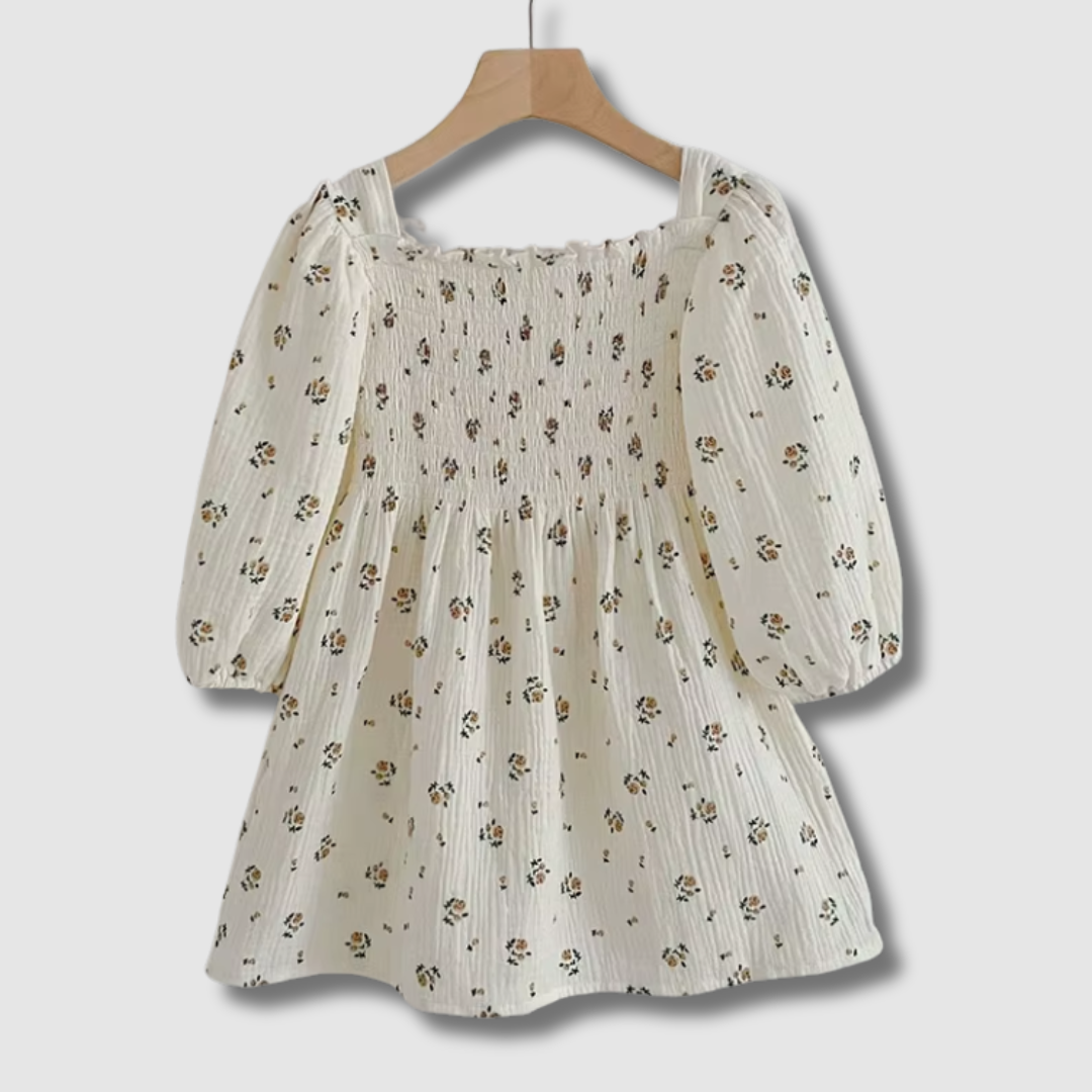 Love & Bump | Girls Rose Print Princess Dress