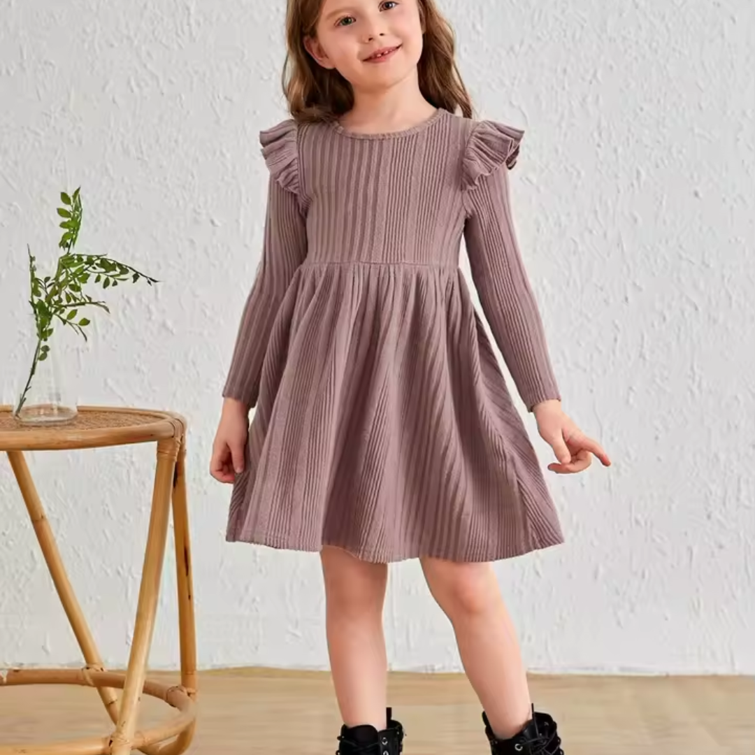 Love & Bump | Girls Long Sleeve Knit Dress