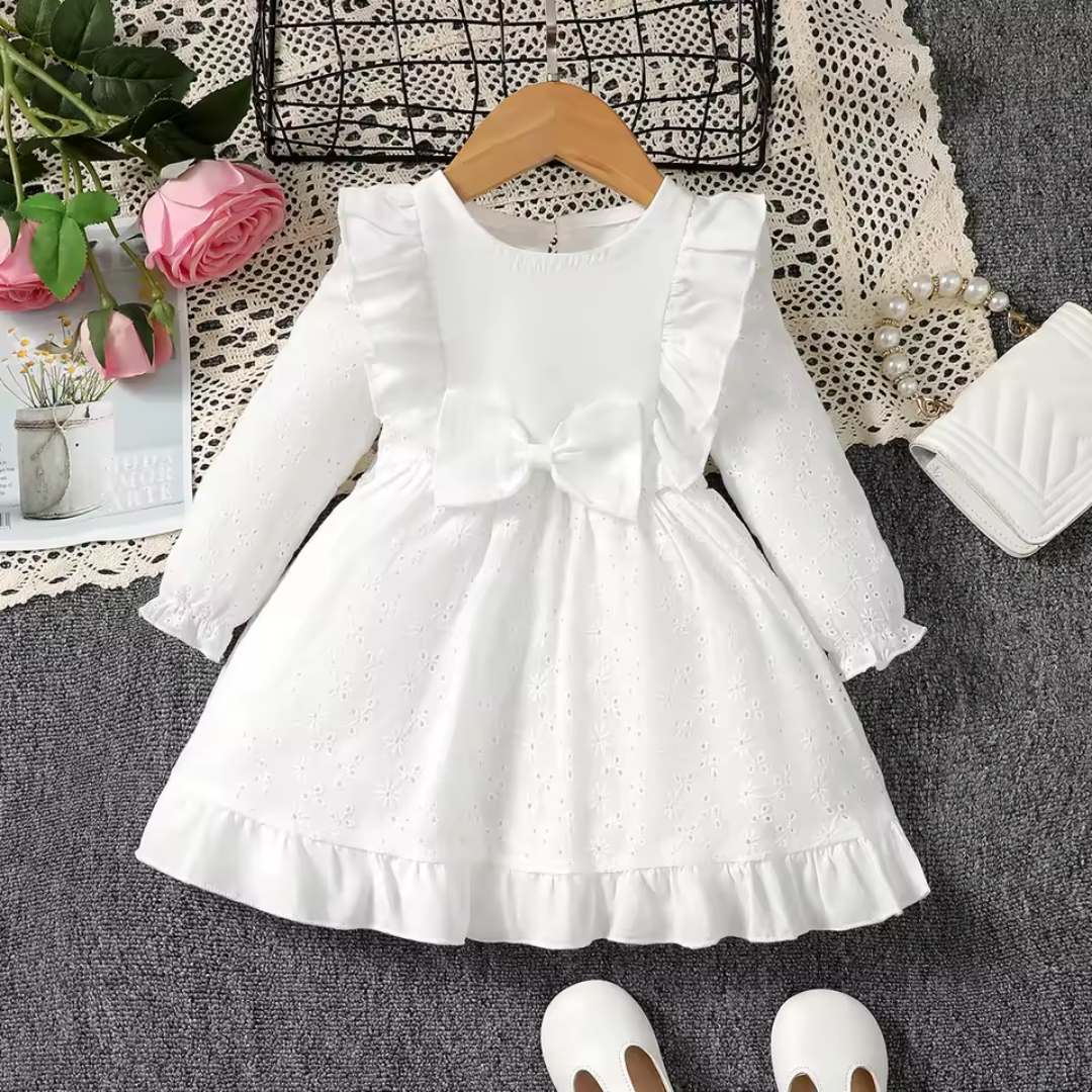 Love & Bump | Baby Girl Ruffle Bow Dress