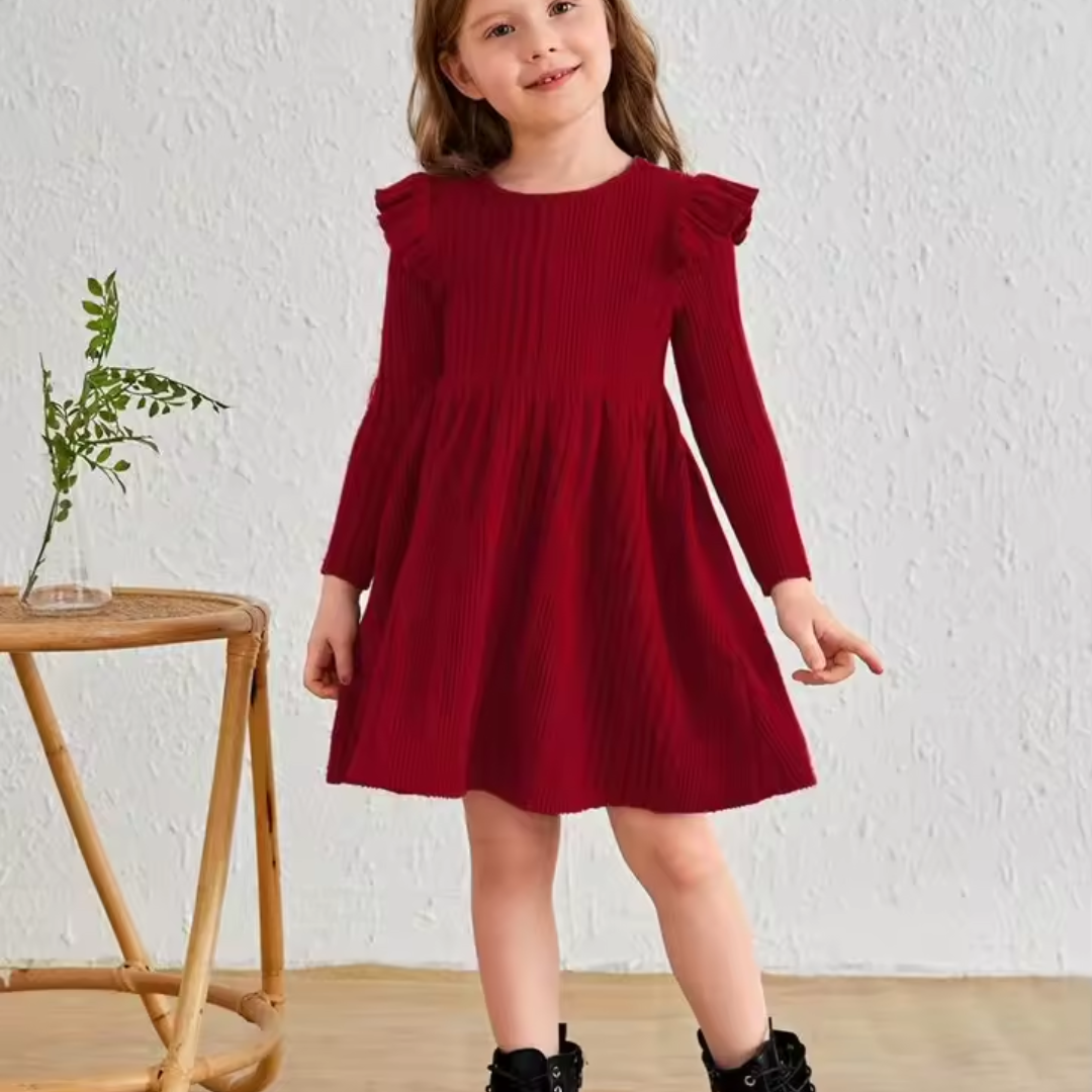 Love & Bump | Girls Long Sleeve Knit Dress