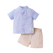 Baby Striped Summer Outfit Set