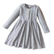 Girls Long Sleeve Knit Dress