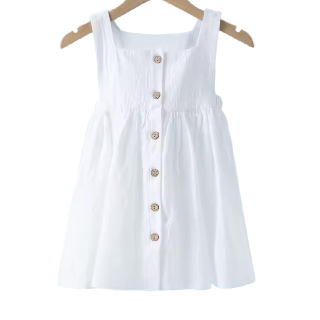 Girls Sleeveless Summer Strap Dress